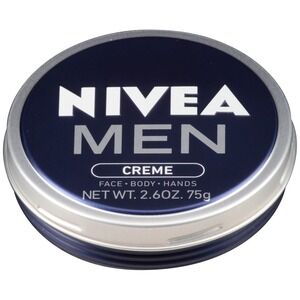 NIVEA Men Creme, Multipurpose Cream for Face, Hand & Body Lotion 2.6 oz Tin, 2x